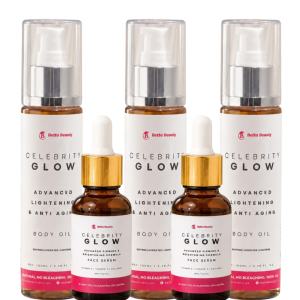 Recommended Plan - Celebrity Glow Body Oil (3 Bottles + 2 FREE Collagen Face Serum)